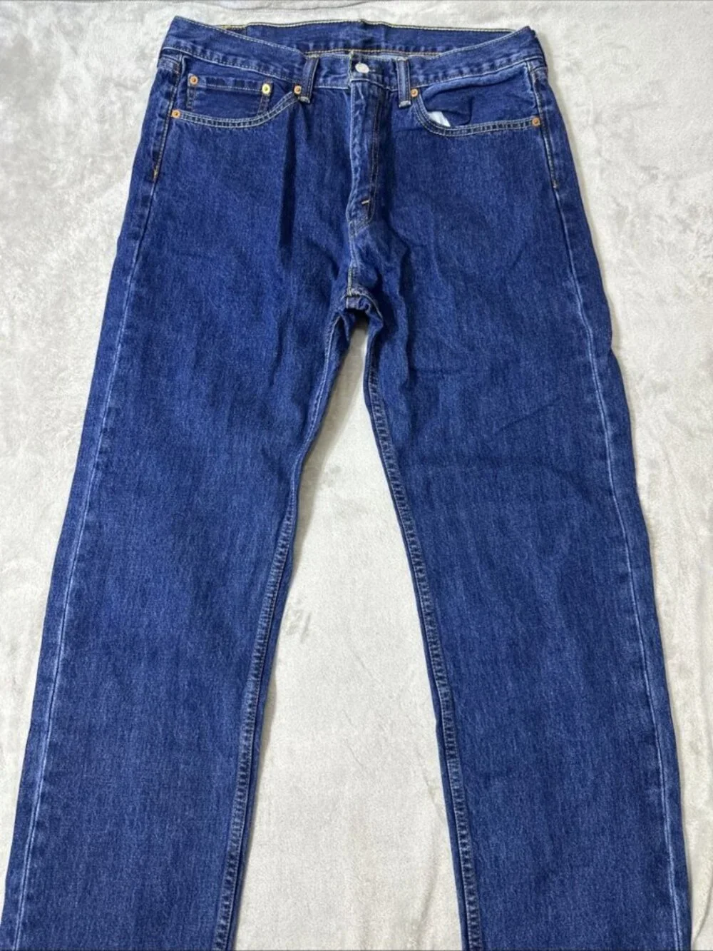 Levi’s 505 regular fit jeans men’s 36x34 dark wash straight leg